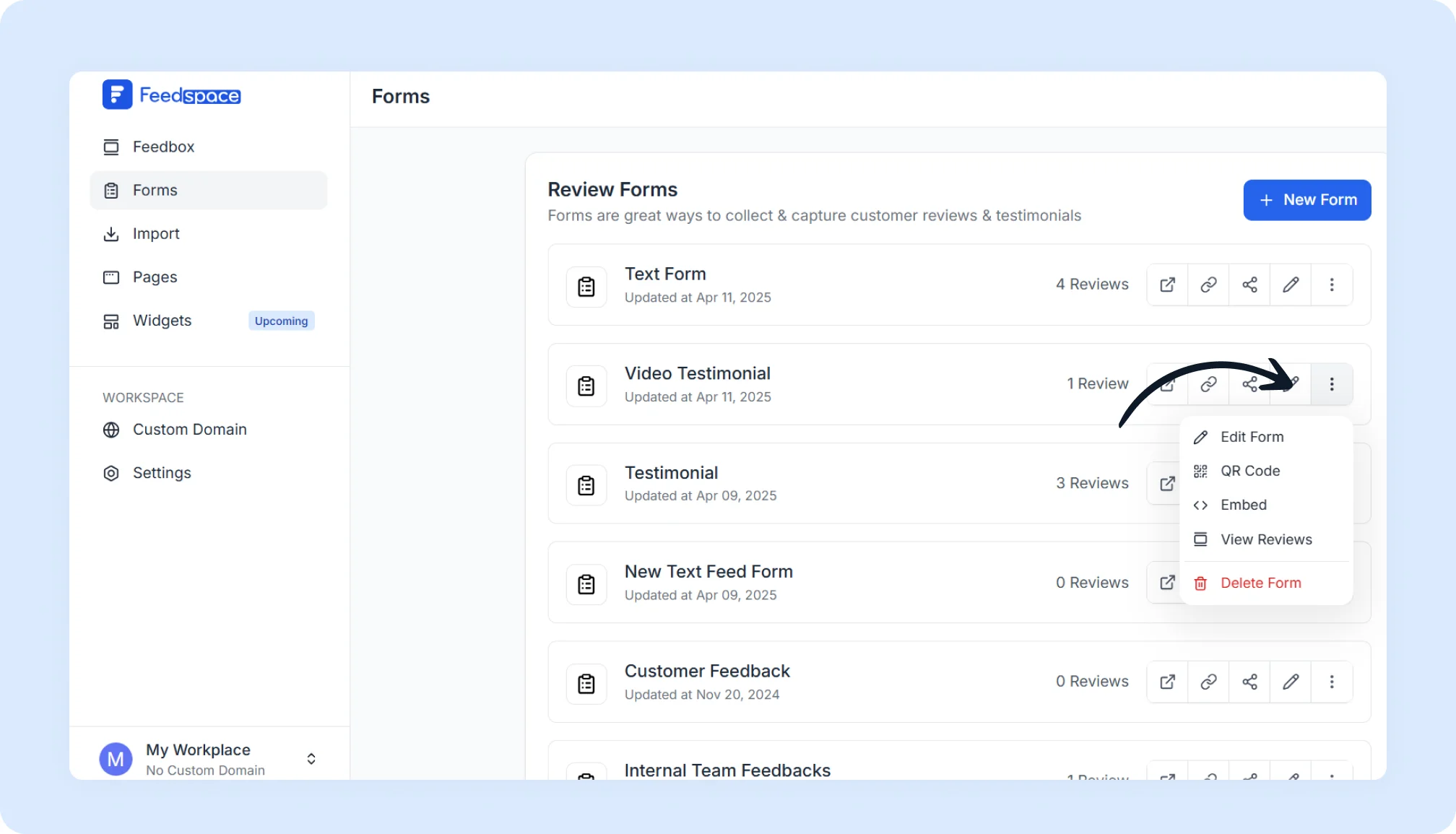 Click on integration